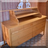 F47. Convertible dresser / changing table. Without changing table: 31”h x62”w x 21”d 